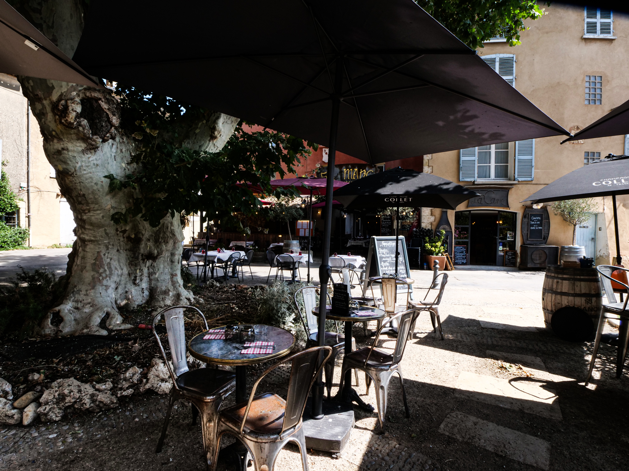 Terrasse du Saint-Marc à Aups