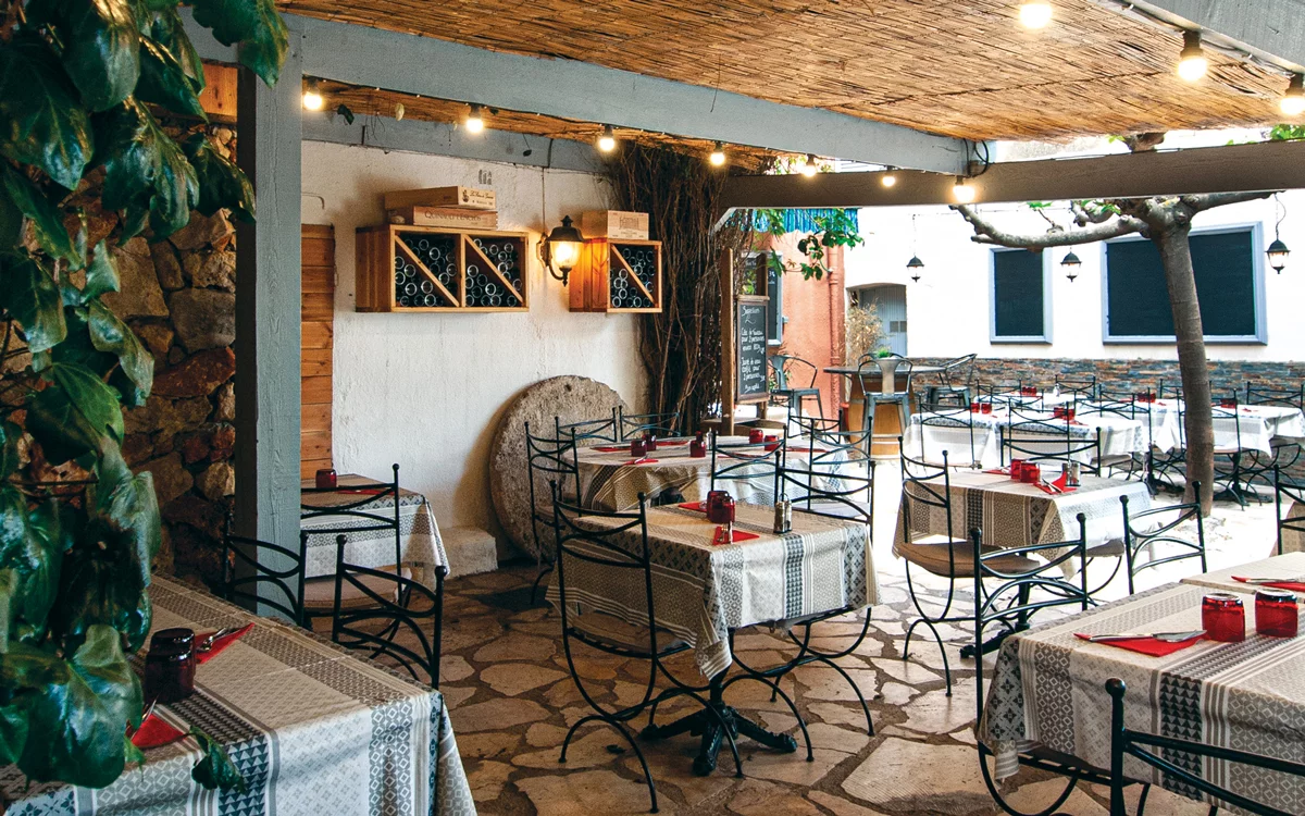 Terrasse du restaurant